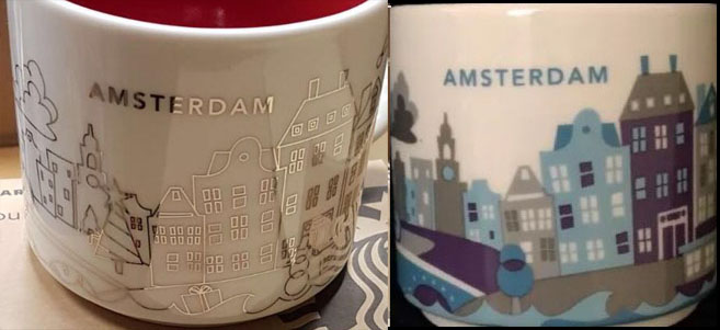 Starbucks Coffee Mug/Tasse/Becher AMSTERDAM NEU in OVP-Box!!!! yah-Serie 