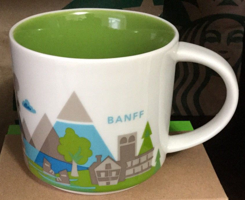 You Are Here – Banff – Starbucks Mugs