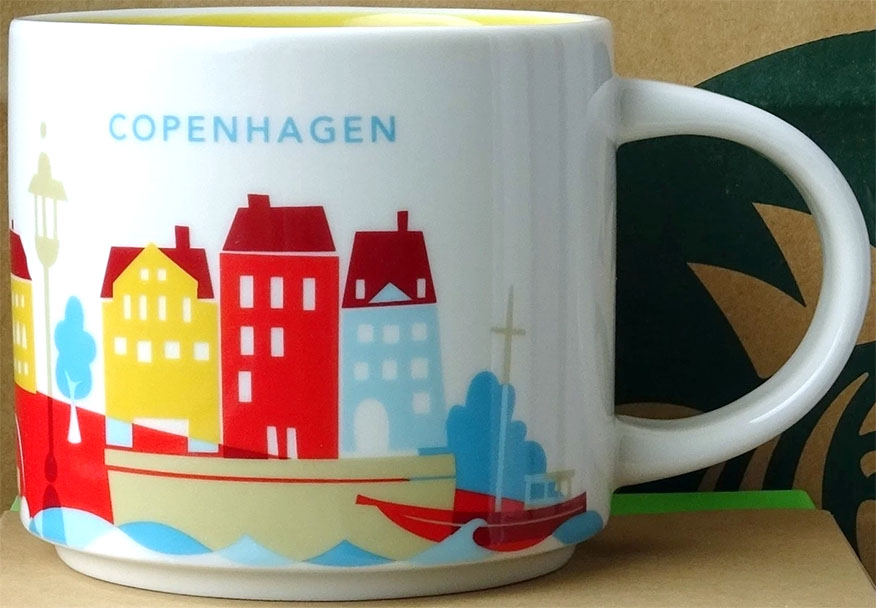 Starbucks You Are Here Copenhagen mug