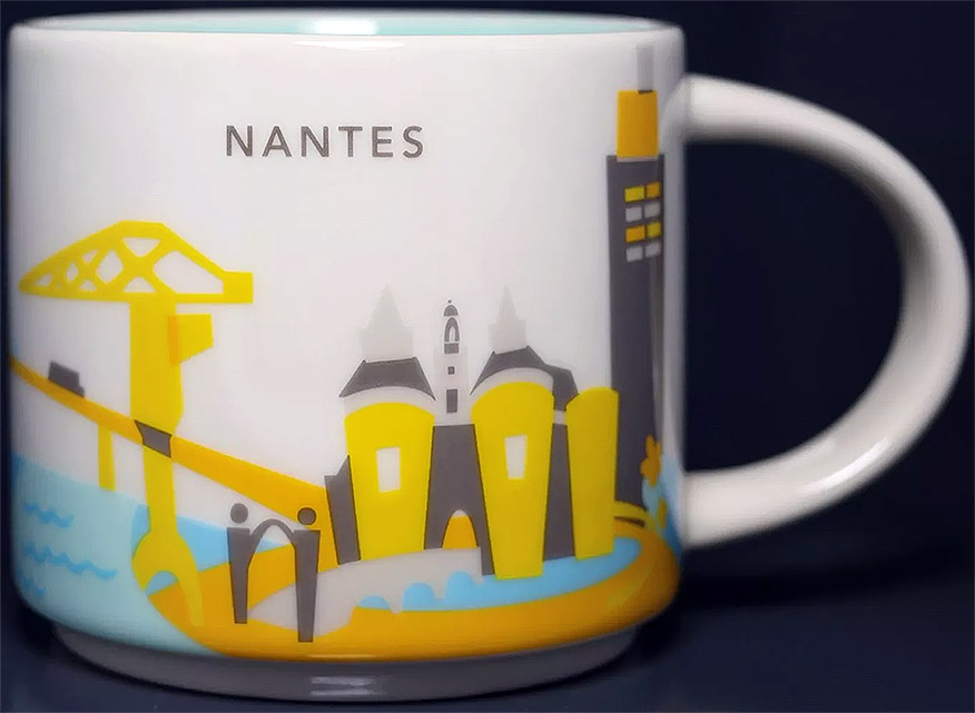 Starbucks You Are Here Nantes mug