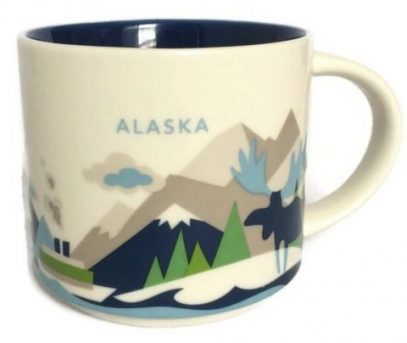 Starbucks You Are Here Alaska mug