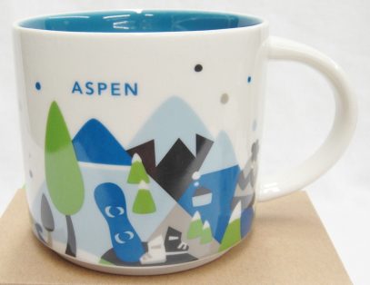 Starbucks You Are Here Aspen mug