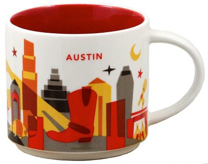 Starbucks You Are Here Austin mug