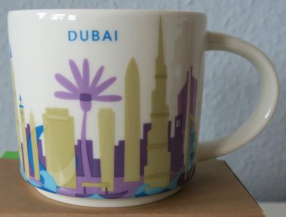 SKU DUBAI + STARBUCKS City Mug YOU ARE HERE YAH Tasse UAE Emirate NEU 