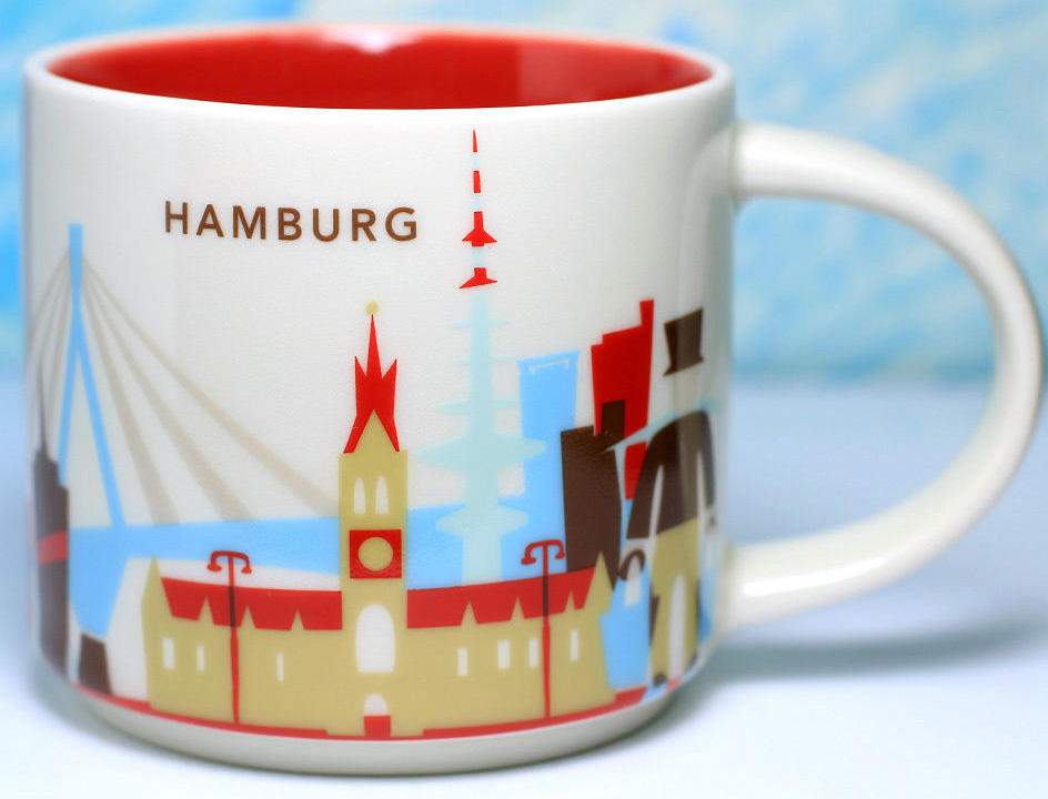 dicounted with Starbucks City Mug Cup-Hamburg-New Coffee Germany Icon Col 