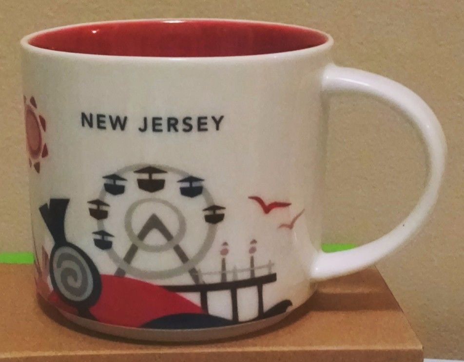 You Are Here New Jersey Starbucks Mugs