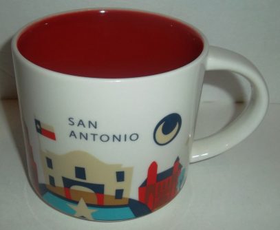 Starbucks You Are Here San Antonio mug