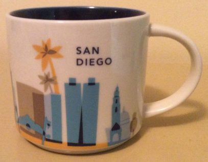Starbucks You Are Here San Diego mug
