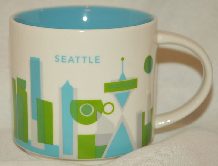 Starbucks You Are Here Collection Pike Place Ceramic Mug – Seattle