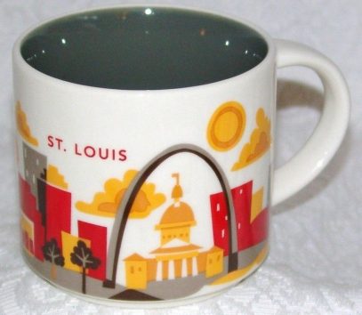 Starbucks You Are Here St. Louis mug