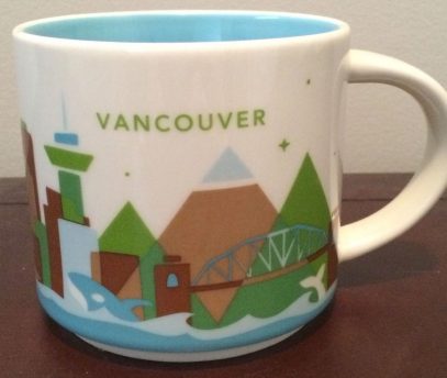 Starbucks You Are Here Vancouver mug