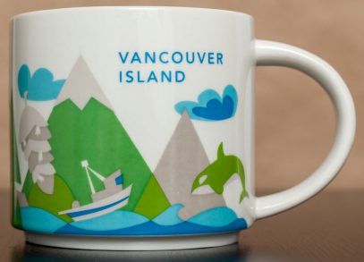 Starbucks You Are Here Vancouver Island mug