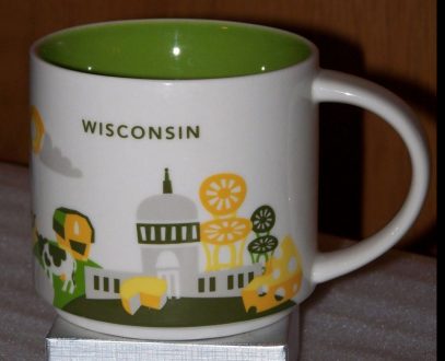 Starbucks You Are Here Wisconsin 1 mug