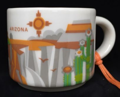 Starbucks You Are Here Ornament Arizona mug