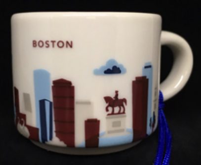 Starbucks You Are Here Ornament Boston mug