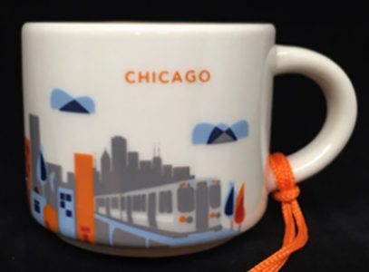 Starbucks You Are Here Ornament Chicago mug