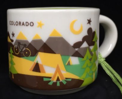 Starbucks You Are Here Ornament Colorado mug