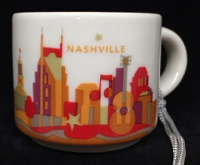 Starbucks You Are Here Ornament Nashville mug