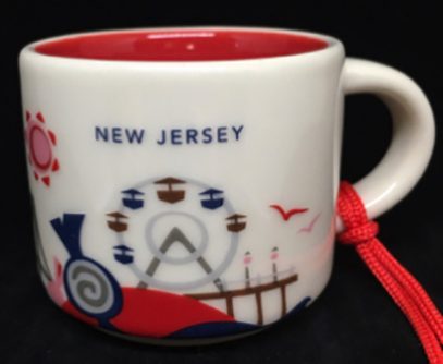Starbucks You Are Here Ornament New Jersey mug