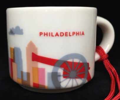 Starbucks You Are Here Ornament Philadelphia mug