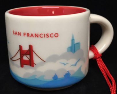 Starbucks You Are Here Ornament San Francisco mug