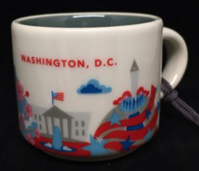 Starbucks You Are Here Ornament Washington D.C. mug
