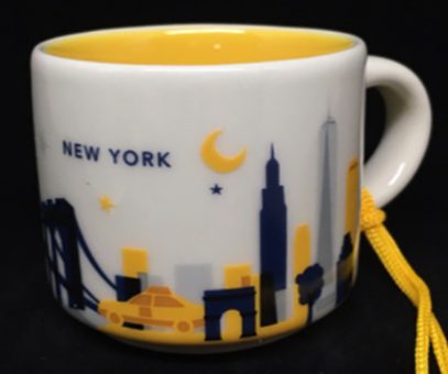 Starbucks You Are Here Ornament New York mug