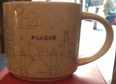 Starbucks You Are Here Christmas Prague mug