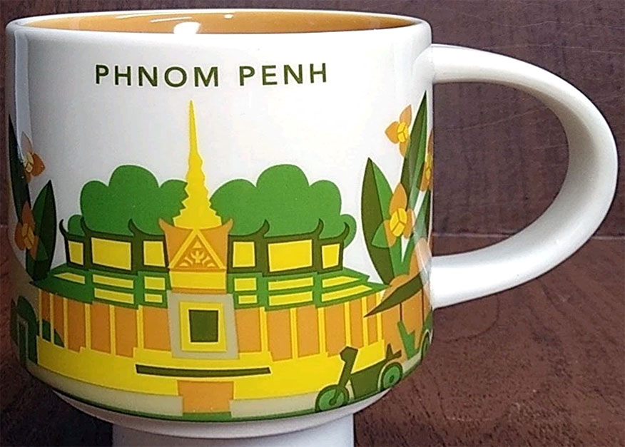 Starbucks You Are Here Phnom Penh mug