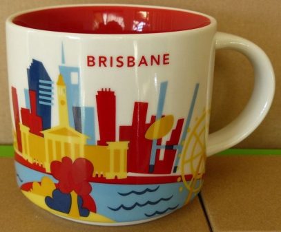 Starbucks You Are Here Brisbane mug