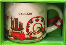 Starbucks You Are Here Ornament Calgary mug