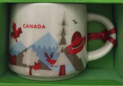 Starbucks You Are Here Ornament Canada mug