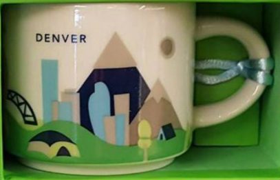 Starbucks You Are Here Ornament Denver mug