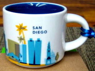 Starbucks You Are Here Ornament San Diego mug