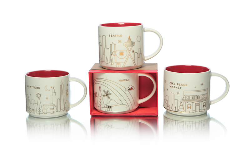 You Are Here Christmas – International – Starbucks Mugs