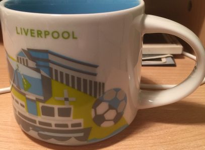 Starbucks You Are Here Liverpool mug
