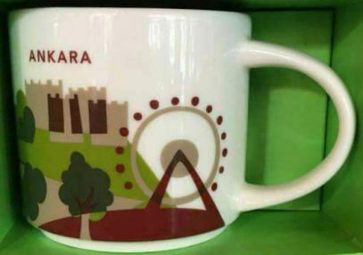 Starbucks You Are Here Ankara mug