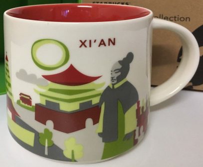 Starbucks You Are Here Xian mug