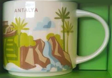 Starbucks You Are Here Antalya mug