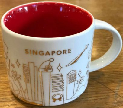 Starbucks You Are Here Christmas Singapore mug