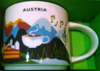 Starbucks You Are Here Austria mug