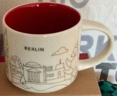 Starbucks You Are Here Christmas Berlin 2 mug