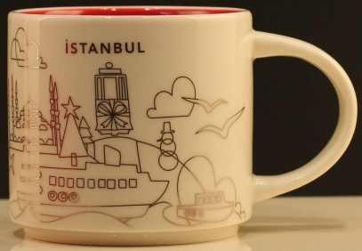 Starbucks You Are Here Christmas Istanbul mug