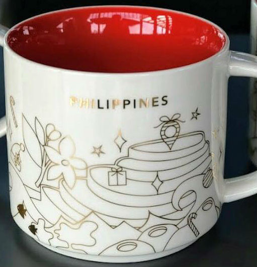 You Are Here Christmas Philippines Starbucks Mugs