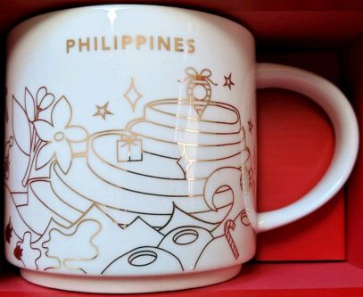 Starbucks You Are Here Christmas Philippines mug