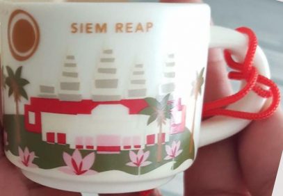 Starbucks You Are Here Ornament Siem Reap mug