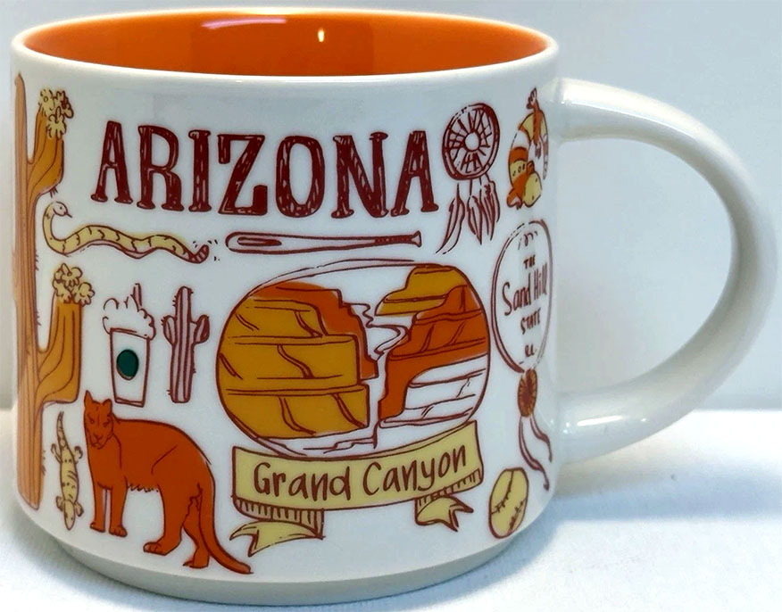 Starbucks Been There Arizona mug