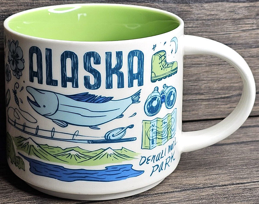Starbucks Been There Alaska mug