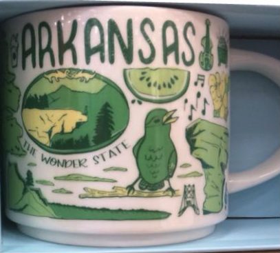 Starbucks Been There Arkansas mug