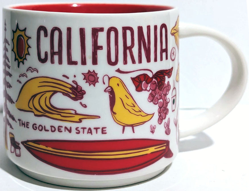 Starbucks Been There California mug